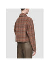 Plaid wool blend check jacket JF008001 1241 - JOSEPH - BALAAN 3