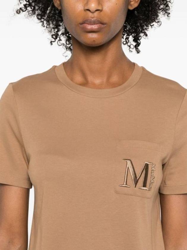 Madera Short Sleeve T-Shirt Brown - S MAX MARA - BALAAN 3