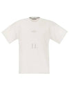 Logo Print Short Sleeve T-Shirt White - STONE ISLAND - BALAAN 2