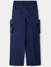 Elastic Cargo Straight Pants Dark Navy - SUNNEI - BALAAN 2