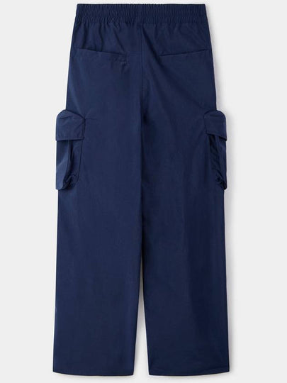 Elastic Cargo Straight Pants Dark Navy - SUNNEI - BALAAN 2