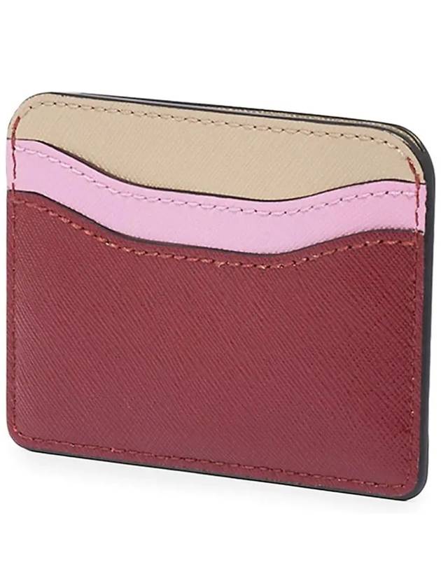 Color Block Leather Card Holder S144L01FA21647 - MARC JACOBS - BALAAN 4