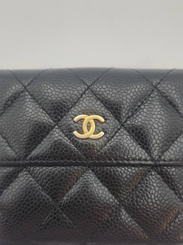 Daol Beomeo Branch Classic Half Wallet Caviar 19th Condition A - CHANEL - BALAAN 6