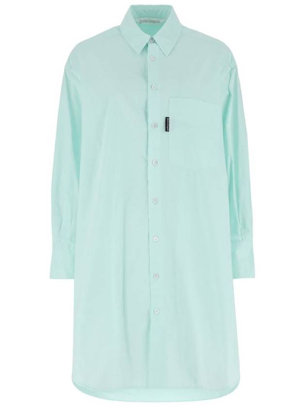 Oversized Shirt Dress PWDG002S23FAB0014010 - PALM ANGELS - BALAAN 2