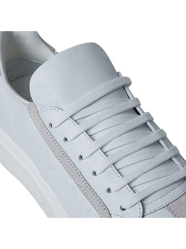 Gancini Low Top Sneakers White - SALVATORE FERRAGAMO - BALAAN 9