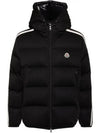 Men's SANBESAN Down Short Padded Jacket Black - MONCLER - BALAAN.