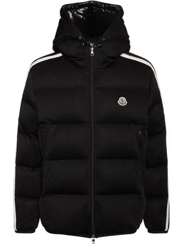 Men's SANBESAN Down Short Padded Jacket Black - MONCLER - BALAAN.