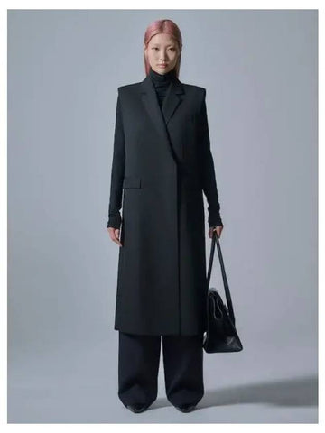 Sleeveless long coat black domestic product GM0024080272267 - JUUN.J - BALAAN 1