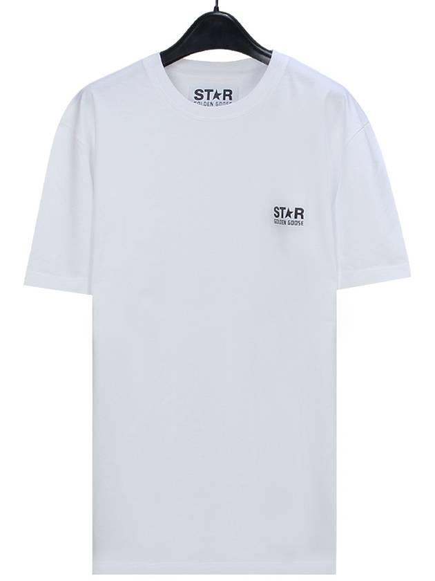 Star Logo Print Short Sleeve T-Shirt White - GOLDEN GOOSE - BALAAN 2