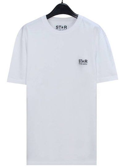 Star Logo Print Short Sleeve T-Shirt White - GOLDEN GOOSE - BALAAN 2