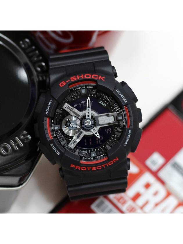 Black Red Casual Student Electronic Watch - G-SHOCK - BALAAN 1