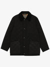 Quilted Thermoregulated Barn Jacket Black - BURBERRY - BALAAN 2