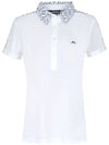 Golf Women's Cara Polo Shirt White - J.LINDEBERG - BALAAN 3