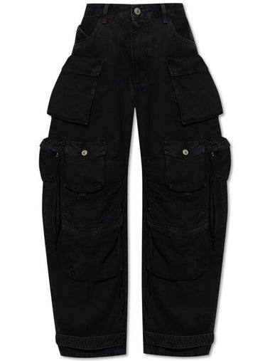 The Attico Jeans With Logo, Women's, Black - THE ATTICO - BALAAN 1