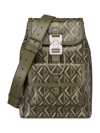 Hit The Road CD Diamond Canvas Sling Cross Bag Green - DIOR - BALAAN 1