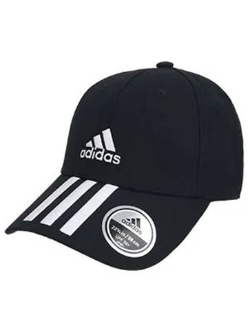 3 Stripes Base Ball Cap Black - ADIDAS - BALAAN 1