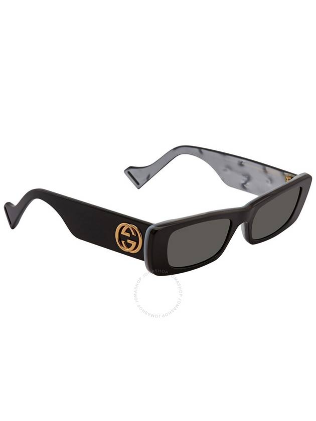 Eyewear Square Frame Sunglasses Black - GUCCI - BALAAN 4