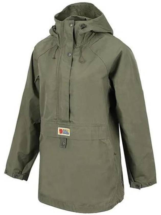 Women's Vardag Anorak Track Jacket Green - FJALL RAVEN - BALAAN 2