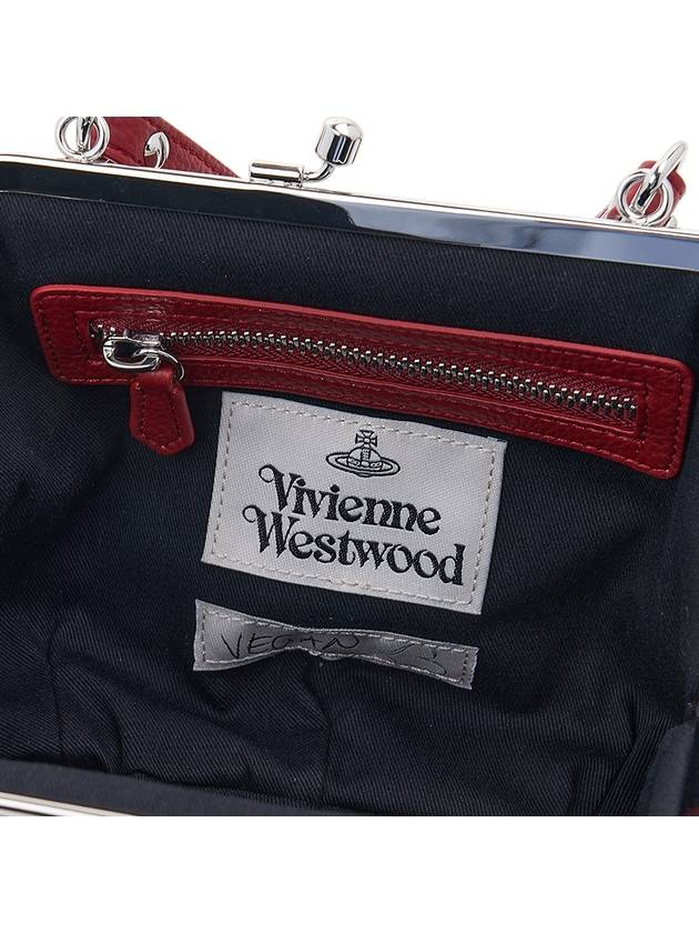 Vegan Leather Granny Frame Purse Tote Bag Red - VIVIENNE WESTWOOD - BALAAN 11