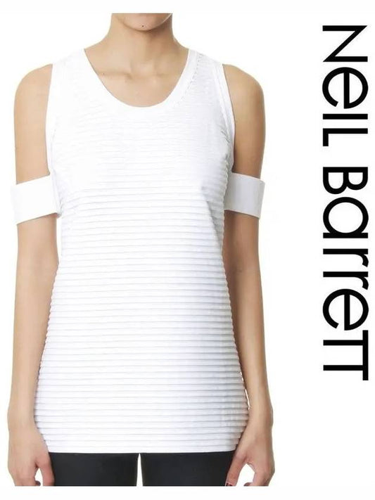 Women's Sleeve Tank Top NJE460 C2570 03 - NEIL BARRETT - BALAAN 1