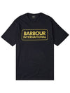 International Essential Large Logo Short Sleeve T-Shirt Black - BARBOUR - BALAAN 2