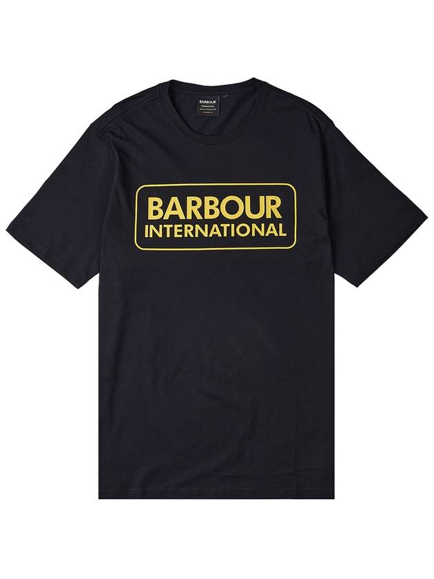 International Essential Large Logo Short Sleeve T-Shirt Black - BARBOUR - BALAAN 2