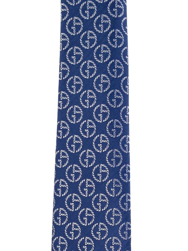 Giorgio Armani Silk Tie, Men's, Blue - GIORGIO ARMANI - BALAAN 3