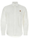 Fox Head Long Sleeve Shirt White - MAISON KITSUNE - BALAAN 3