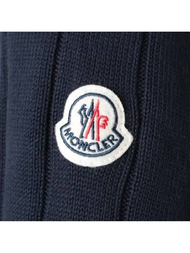 Men s Logo Patch Cotton Knit Padded Cardigan 9B00001 M1509 779 - MONCLER - BALAAN 7