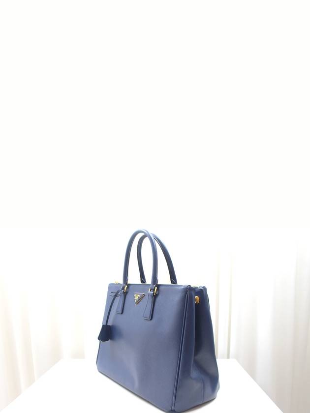 Saffiano Lux Tote Shoulder Bag Cobalt Blue BN1786 - PRADA - BALAAN 4