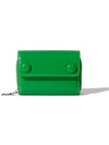 dot pocket coin zipper bill card wallet green - LE MASQUE - BALAAN 3