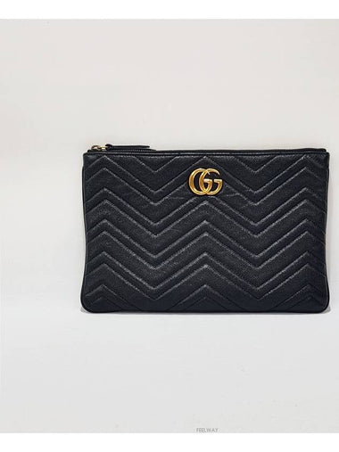 GG Marmont Matelasse Clutch 525541 - GUCCI - BALAAN 1