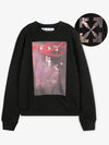 Men's Caravaggio Arrow Printing Sweatshirt Black - OFF WHITE - BALAAN 3