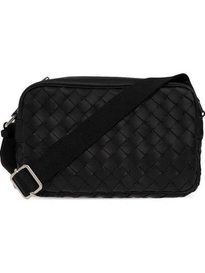 Classic Intrecciato Small Camera Cross Bag Black - BOTTEGA VENETA - BALAAN 2