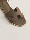 Santorini Sandals Etoupe - HERMES - BALAAN 6