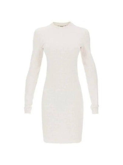 FF Pattern Bodycon Short Dress White - FENDI - BALAAN 2