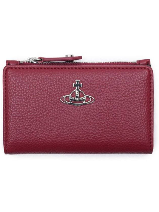 Slim flap card wallet burgundy 51110038 S000D PF RD - VIVIENNE WESTWOOD - BALAAN 1