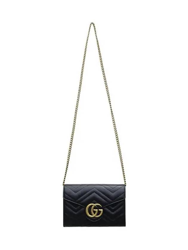 GG Marmont Matelasse Mini Crossbody Bag Black - GUCCI - BALAAN 6