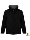 Light Microweave Laminated Overshirt Hooded Jacket Black - CP COMPANY - BALAAN 2