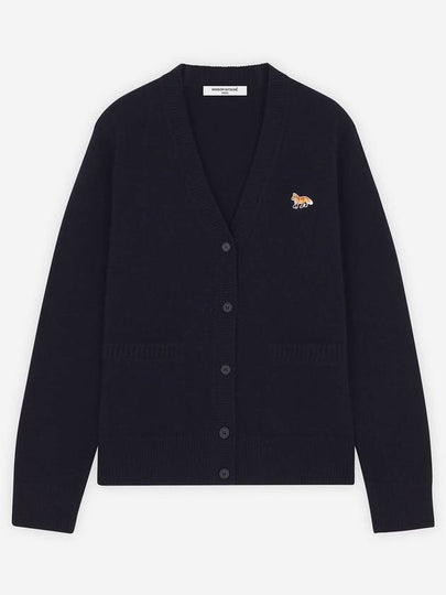 Baby Fox Patch Boxy Cardigan Navy - MAISON KITSUNE - BALAAN 2