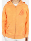 Men's Match Point Logo Zip-Up Hoodie Orange - AUTRY - BALAAN 3