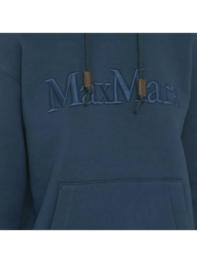 24SS AGRE logo embroidery brushed hoodie 2419921011 004 - MAX MARA - BALAAN 4