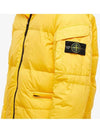 Men's Wappen Patch Crinkle Wraps Padding Yellow - STONE ISLAND - BALAAN 4