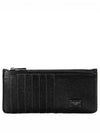 Logo Patch Zipper Card Wallet Black - DOLCE&GABBANA - BALAAN 2