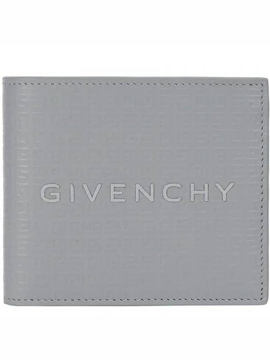 4G Micro Leather Half Wallet Light Grey - GIVENCHY - BALAAN 2