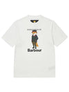 Logo Print Short Sleeve T-Shirt White - BARBOUR - BALAAN 3