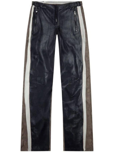 P-After Stripe Detail Straight Track Pants - DIESEL - BALAAN 1