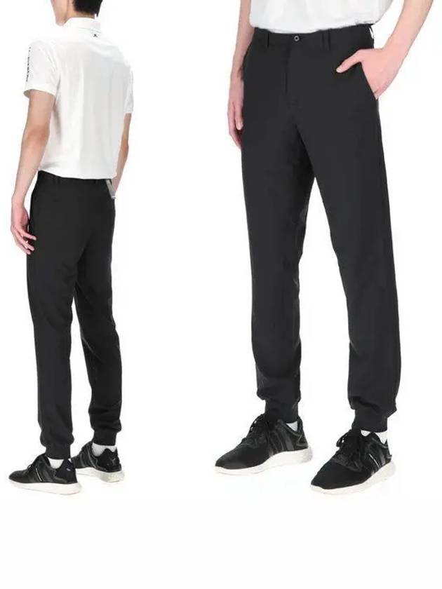 Men's Cuff Jogger Pants Black - J.LINDEBERG - BALAAN 2