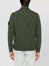 Organic Cotton Shirt Zip Up Jacket Musk - STONE ISLAND - BALAAN 5