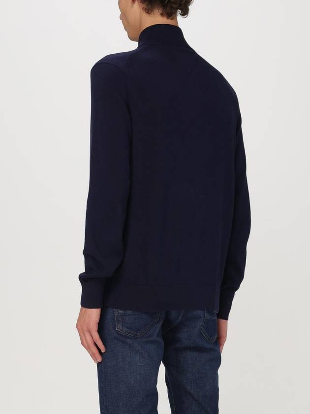 logo half zipup knit top navy - TOMMY HILFIGER - BALAAN 3